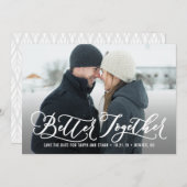 Mieux Ensemble Moderne Enregistrer La Carte Date (Devant / Derrière)