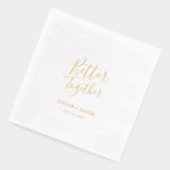 Mieux ensemble | Nom de couple Mariage personnalis (Gauche)