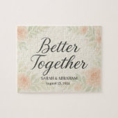 Mieux Ensemble Personnalisable Mariage Puzzle Favo (Horizontal)