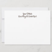 MIEUX PETITS PIGS invitation (Dos)