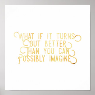 Mieux que vous pouvez imaginer - Poster