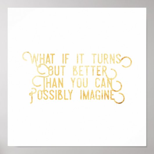 Mieux que vous pouvez imaginer - Poster (Devant)