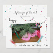 Mieux Tard Que La Carte De Noël N'Aime Jamais (Devant / Derrière)