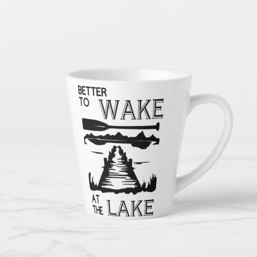 Mieux vaut se réveiller au Lake Coffee Mug (Droite)