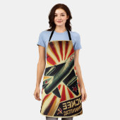 MiG-15  Sovjet Propaganda Poster Schort (Gedragen)