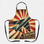 MiG-15  Sovjet Propaganda Poster Schort (Voorkant)