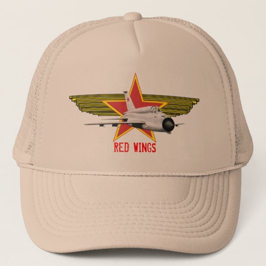 Mig 21 Casquette des ailes rouges russes (Devant)