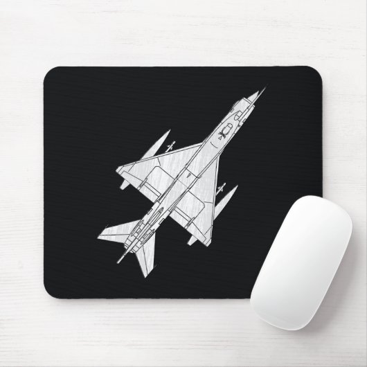 Mig-21 Mousepad Muismat (Met muis)