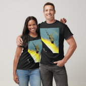MIG 21 Sovjet-onderschepper T-shirt (Unisex)