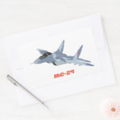 MiG-29 Jet Fighter Sticker (Envelop)