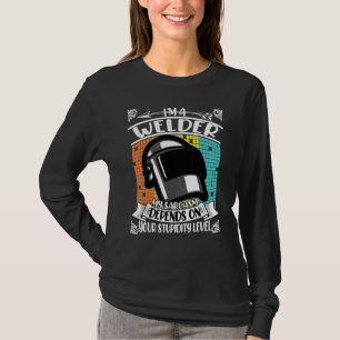 Mig Tig Lasser Helm Lasboog Lassen T-shirt