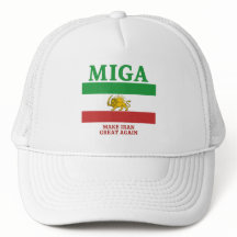 MIGA-hoed – Maak Iran weer Groot Pet.
