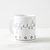 Migdalia peptide nom mug (Devant gauche)