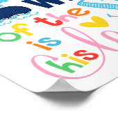 Mightier dan de golven in de Zee Kinder Bijbel Poster (Hoek)