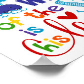 Mightier dan de Kinder golven Christelijk Poster (Hoek)