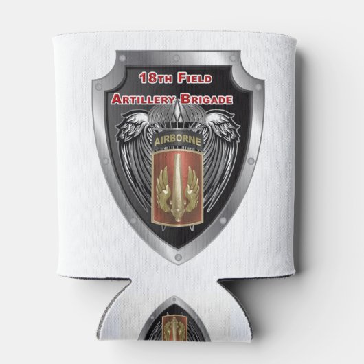 Mighty 18th Field Artillery Brigade Airborne Blikjeskoeler (Achterkant)