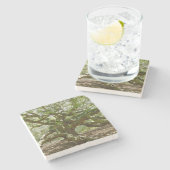 Mighty Angel Oak Stenen Onderzetter (Zijkant)