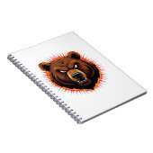 Mighty Bear – Raw Strength of Nature Notitieboek (Rechterzijde)