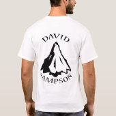 "Mighty" David Sampson Wrestling T-shirt-Shirt T-shirt (Achterkant)