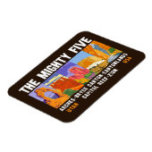 Mighty Five Utah National Parks List  Magneet (Linkerzijde)