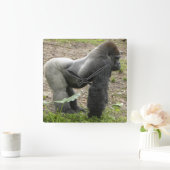 Mighty Gorilla Clock Vierkante Klok (Huis)