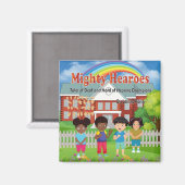Mighty Hearoes Kinderboek Magneet (Voorkant / Achterkant)