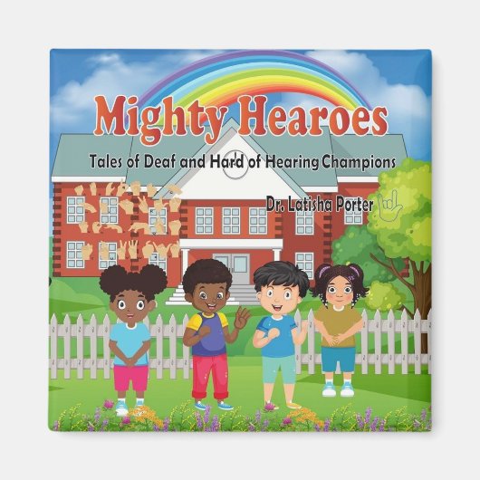 Mighty Hearoes Kinderboek Magneet (Voorkant)