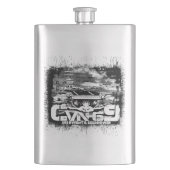 Mighty Ike klassieke kolf Heupfles (Voorkant)