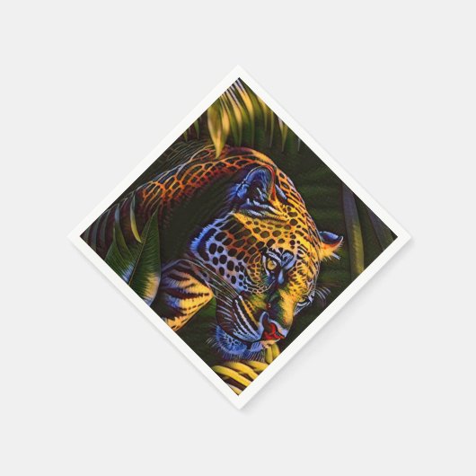 Mighty Jaguar A Oerwoud Predator Servet (Hoek)