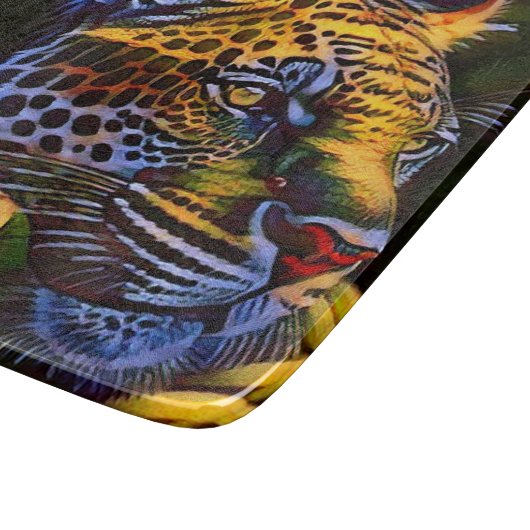 Mighty Jaguar A Oerwoud Predator Snijplank (Hoek)