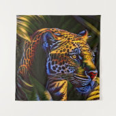 Mighty Jaguar A Oerwoud Predator Wandkleed (Voorkant)