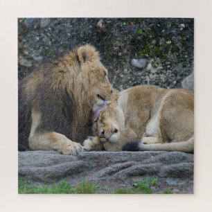 Mighty Lion Love Legpuzzel