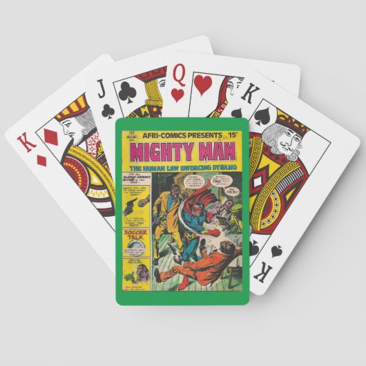 Mighty Man 2 Pokerkaarten (Achterkant)