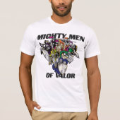 Mighty Mannen van Valor Christelijk T-shirt (Voorkant)
