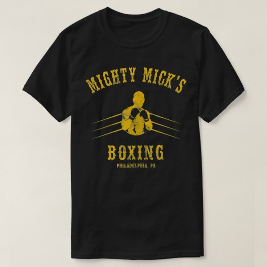 Mighty Micks Boksen Gym Philly Fans T-shirt (Design voorkant)