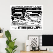 Mighty Mo Poster (Thuiskantoor)