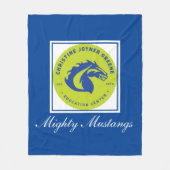 Mighty Mustangs Fleece Blanket Deken (Voorkant)