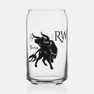 Mighty Taurus the Bull Zodiac Monogramme