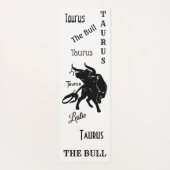 Mighty Taurus the Bull Zodiac Personal Yogamat (Achterkant)
