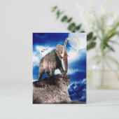 Mighty Wooly Mammoth Briefkaart (Staand voorkant)
