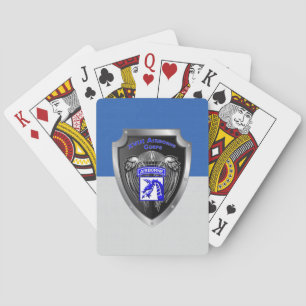 Mighty XVIII Airborne Corps Pokerkaarten