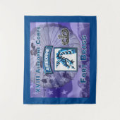 Mighty XVIII Airborne Corps Wandkleed (Voorkant)