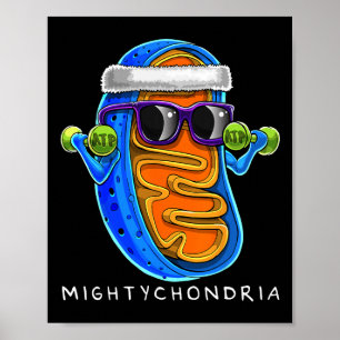 Mightychondria Cellulaire Biologie Wetenschapslera Poster