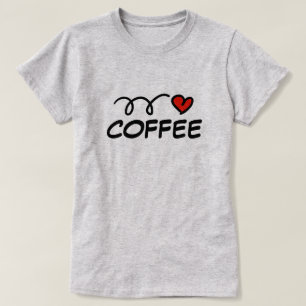 Migné I coeur café t-shirt pour barista