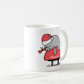 Mignee Manatee Nom de Noël Mug (Devant droit)