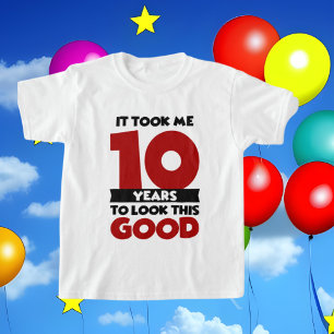 mignon 10ème unisex Anniversaire belle T-Shirt