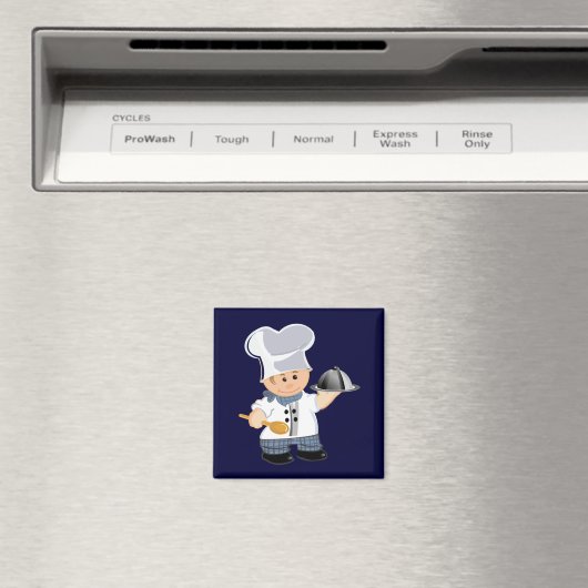 mignon aimant frigo avec chef (In Situ (Lave-vaisselle))