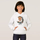 mignon ajouter nom fox amoureux (Devant entier)