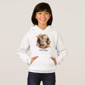 mignon ajouter nom fox amoureux (Devant entier)