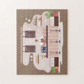 mignon amateur de café puzzle  (Vertical)